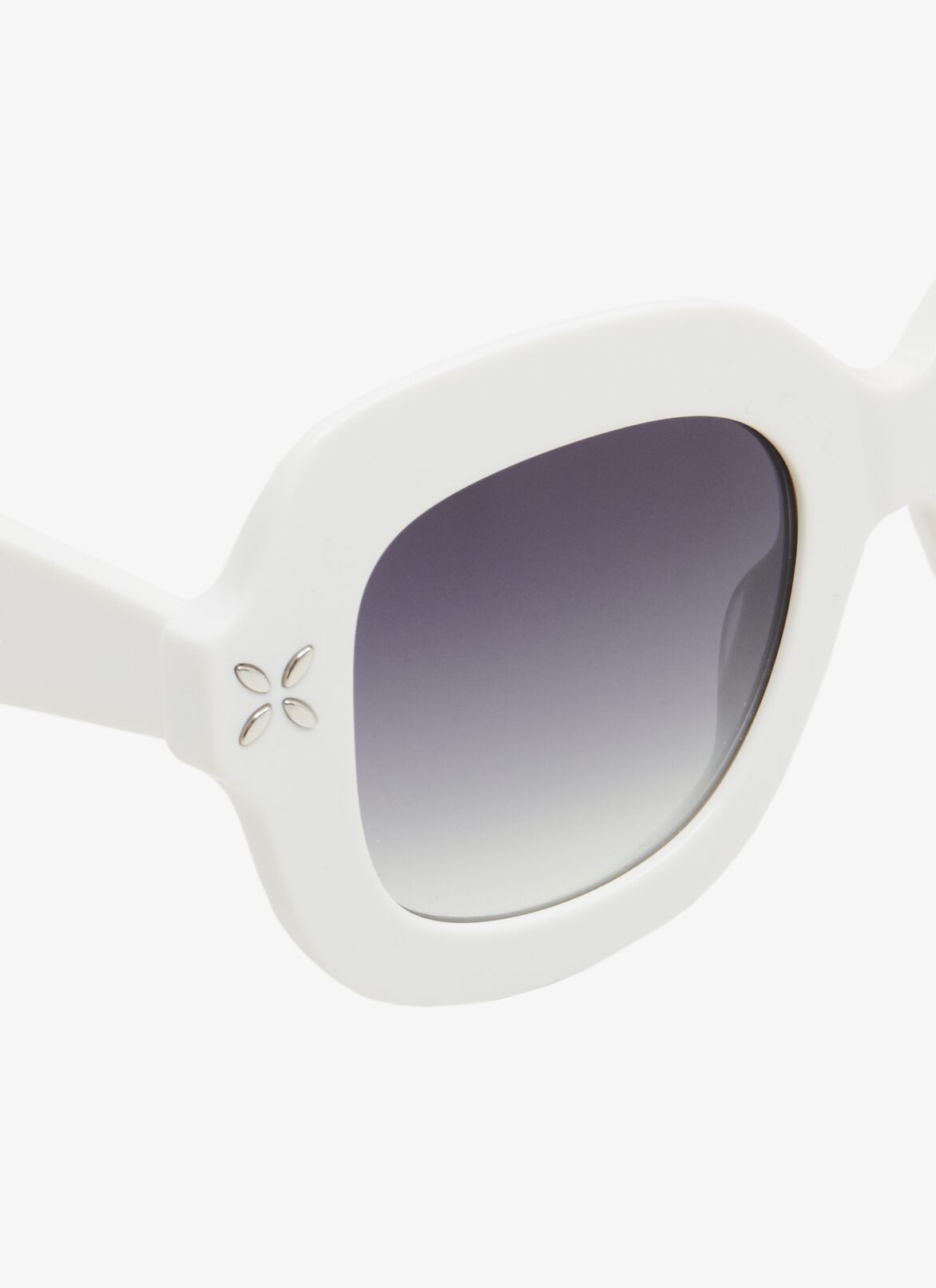 Squared sunglasses ALAÏA WHITE/GREY SQUARED SUNGLASSES